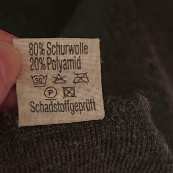 Charcoal Gray Knit Scarf - Picture 5 of 5